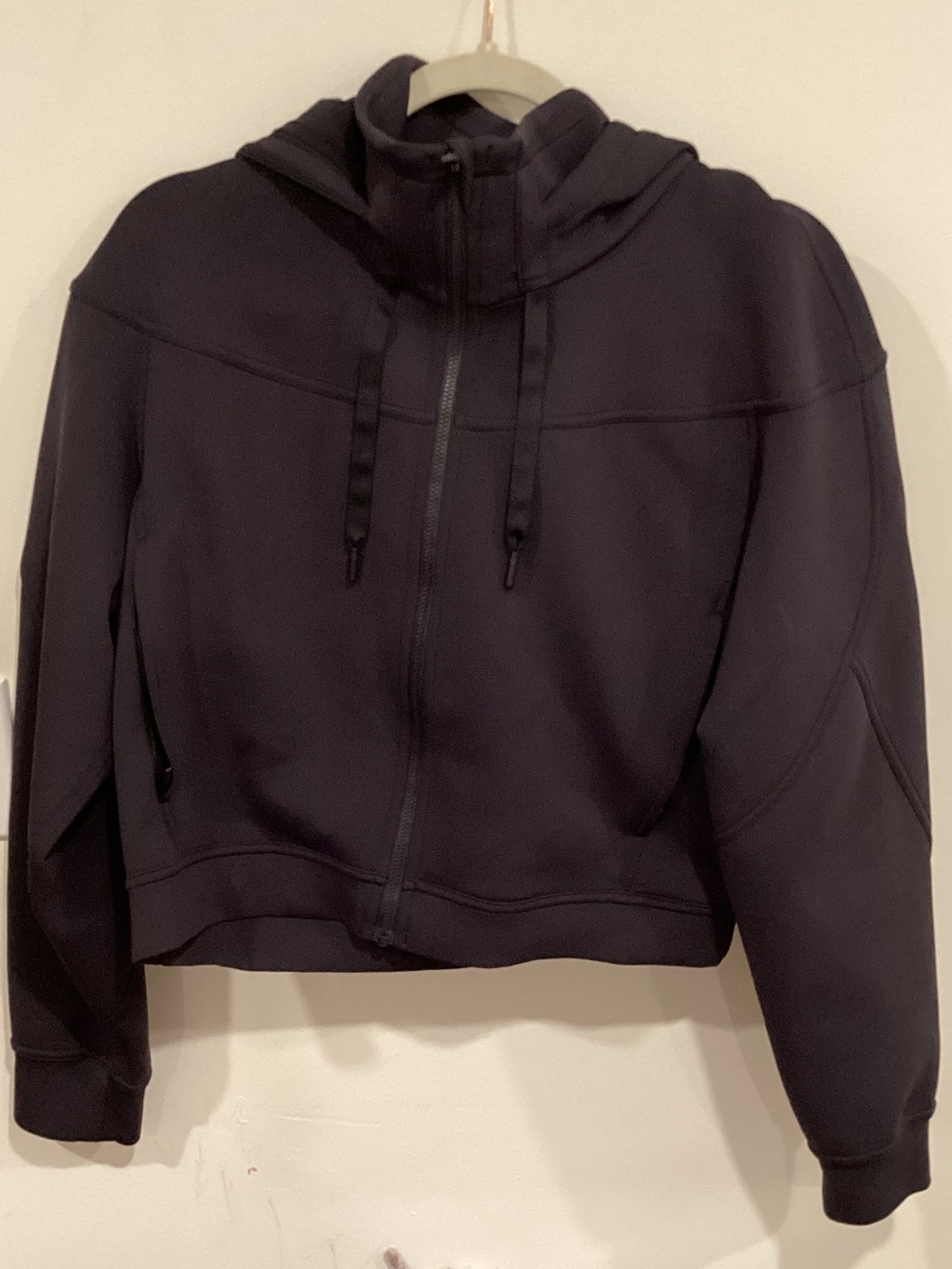 lululemon athletica Women's Black Hooded Zip Sweater